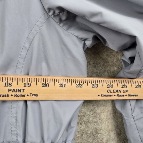 JM Collection Women’s Light Gray Safari Jacket XL Polyester Animal Print Lining - Picture 8 of 8